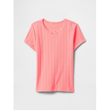 GAP Бебешка тениска с ребра GAP GAP | Oranzhev | Момичешки | 104/110