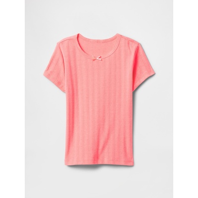 GAP Бебешка тениска с ребра GAP GAP | Oranzhev | Момичешки | 104/110