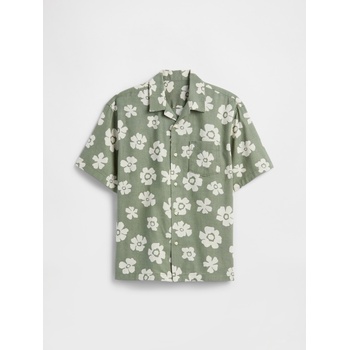 GAP Бебешка ленена риза GAP GAP | Zelen | Момчешки | S