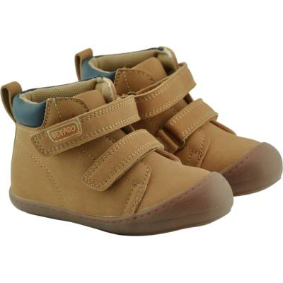 Befado boty pro chlapce s na suchý zip 169P047 hnědé