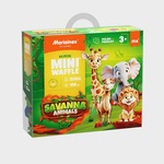 Marioinex Мини вафлен конструктор Marioinex " Животни от саваната" , 100 части (907 085 )