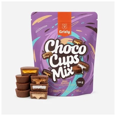 Grizly Choco Cups Sweet Selection 12 ks 120 g