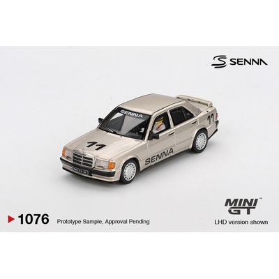 MINI GT Mercedes-Benz 190 E 2.3-16 No.11 Ayrton Senna 1984 w/ Figure 1:64