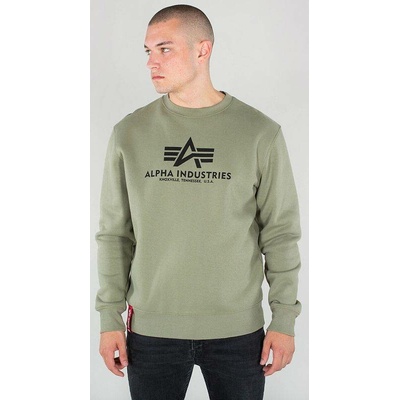 Alpha Industries mikina Basic Sweater olivová