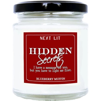 With Scent of Books Ароматна свещ Next Lit Hidden Secrets - Ще бъдете ли наши кумове, на български език (NLHS08_BG)