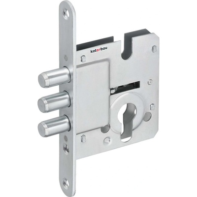 Zadlabávací zámok pre dvere s cylindrickou vložkou so závorami zw/50 160 mm