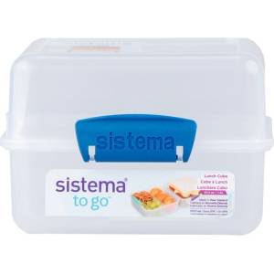 Holmes Products (Europe) Limited Кутия за обяд Sistema TO GO с 2 отделения 1.4 л, синя