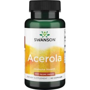 Swanson Acerola, 500 mg, 60 капсули, Swanson (SW1669)
