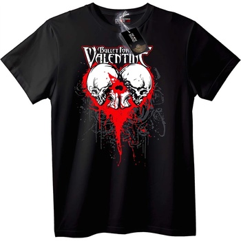 NOONEBRAND Тениска Bullet For Valentine Skull Сърце - L, Black