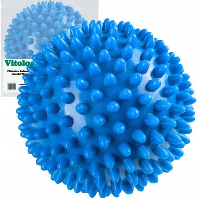 Vitolog Masážna loptička s hrotmi 7,5 cm x 7,5 cm modrá