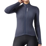 Castelli Дамска фланелка с дълъг ръкав за колоездене Castelli Women's Sinergia 3 Jersey FZ Cycling jersey - Twilight Blue (156-3109-0312)
