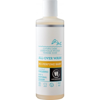 Urtekram Baby jemná umývacia emulzia pre bábätká Bio 250 ml