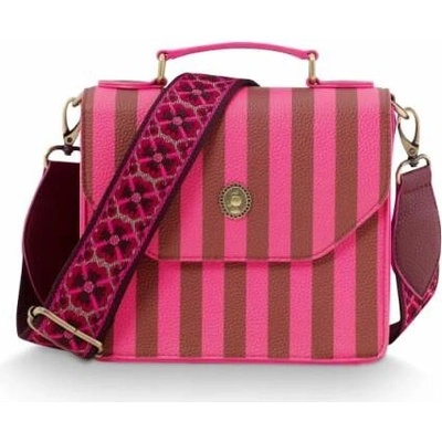 Pip Studio Frances Stripe Cross Body kabelka růžová