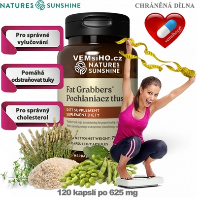 Nature’s Sunshine Fat Grabbers 120 kapsúl po 625 mg