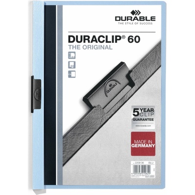 Durable Duraclip A4 60 listov antracitové