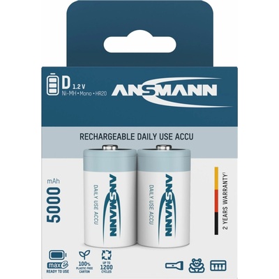 Ansmann maxE D 5000 mAh 12ks 5030922