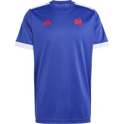 adidas Мъжка футболна фланелка Adidas France Rugby Home T-Shirt 2026 Mens - Semi L Blue
