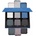 Douglas Douglas Mini Eye Shadow Palette Interstellar Сенки палитра 7, 5gr