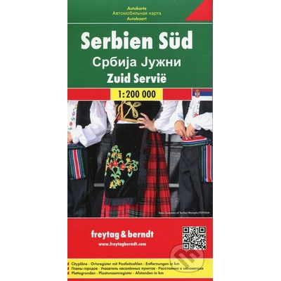 Srbsko jih 1:200000 Freytag