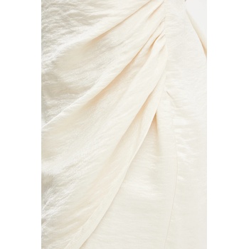 Morgan Рокля Morgan в бежово къса със стандартна кройка (RSHOULI)