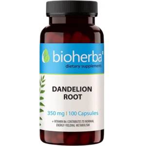 Bioherba Dandelion Root 350 mg [100 капсули]