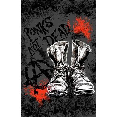 Punks Not Dead - Boots (vlajka)