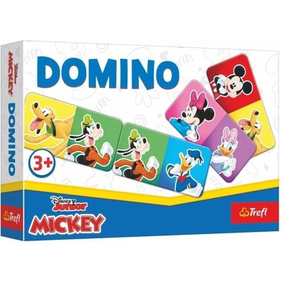 Trefl Domino papierové Mickey Mouse a priatelia 21 kartičiek