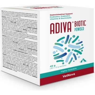 Vitamed Probiotický prášek pro psy ADIVA Biotic 30 x 1,5 g