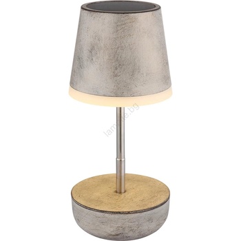 GLOBO 36638SA - LED соларна лампа 10xLED/0, 06W/3V IP44 сива (GL8145)