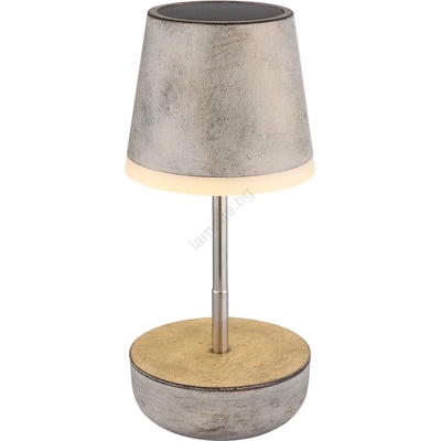 GLOBO 36638SA - LED соларна лампа 10xLED/0, 06W/3V IP44 сива (GL8145)