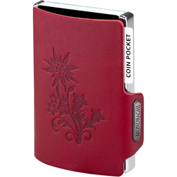 Mondraghi Портфейл Mondraghi Silhouette Edelweiss Red Mondraghi | Cherven | ЖЕНИ | UNI