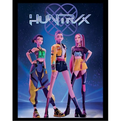 Obraz K-Pop Demon Hunters Huntrix 45x35cm