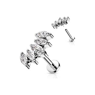 Šperky4U Labreta cartilage piercing LB0041ST-1208 – Zbozi.Blesk.cz