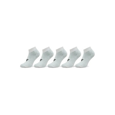 4F Комплект 5 чифта къси чорапи детски 4fjwaw23usocf231 Бял (4fjwaw23usocf231)