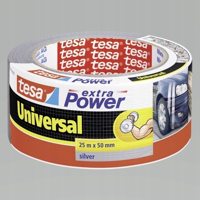 Tesa lepicí páska pro dům i zahradu univerzální 50 mm x 25 m stříbrná