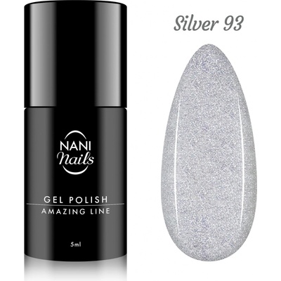 NANI Gel lak Amazing line Silver 5 ml – Zboží Dáma