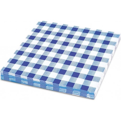 Wimex ubrousky 1V KARO modré 100ks 33x33cm