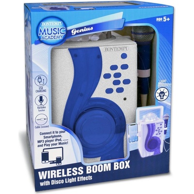 Karaoke boom box s disco světelnými efekty