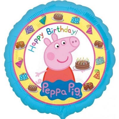 Amscan Fóliový balón 18 Happy Peppa Pig