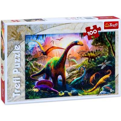 Trefl Пъзел Trefl от 100 части - Динозавърска земя (16277)