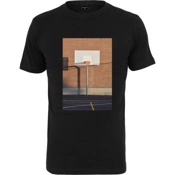 Mister Tee Мъжка тениска в черен цвят Mister Tee Pizza Basketball Court Tee black UB-MT1630-00007 - Черен, размер L