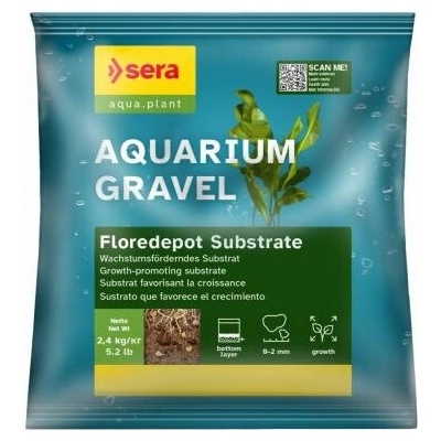 Sera Aquarium Gravel Floredepot Substrate 2,2 l