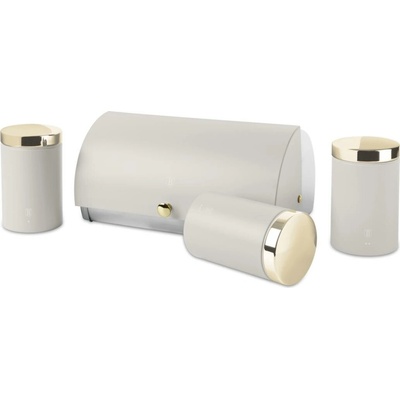 Chlebník a sada dóz na potraviny 4 ks Sahara Collection BH-6739