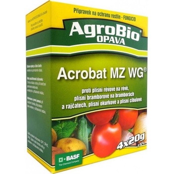 Agrobio Acrobat MZ WG - proti plísním 4x20g