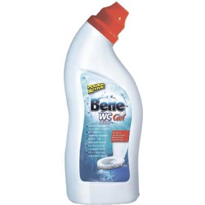 Bene Препарат за почистване на тоалетна, гел, океан, 750 ml, син