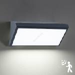 Brilagi - LED външно стенно осветително тяло с датчик TRIANGLE LED/20W/230V антрацит (BG1021)