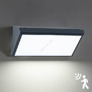 Brilagi - LED външно стенно осветително тяло с датчик TRIANGLE LED/20W/230V антрацит (BG1021)