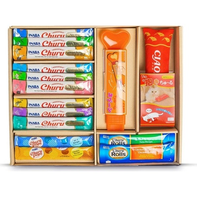 Inaba Churu Ciao Gift Box 13 x + lyžica + hračka 262 g