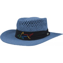 Greg Norman Straw hat modrý