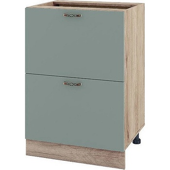 ИРИМ Долен кухненски шкаф Сити АРФ-Олив мат-11-44 60 см